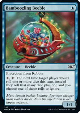0323 Bamboozling Beeble (Galaxy Foil) C Unfinity