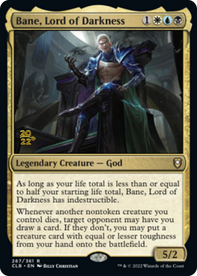 0267 Bane, Lord of Darkness R Prerelease Cards