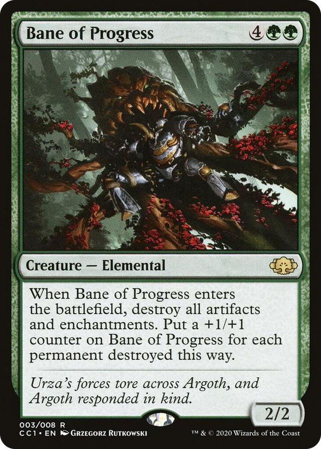 0003 Bane of Progress R Commander Collection: Green