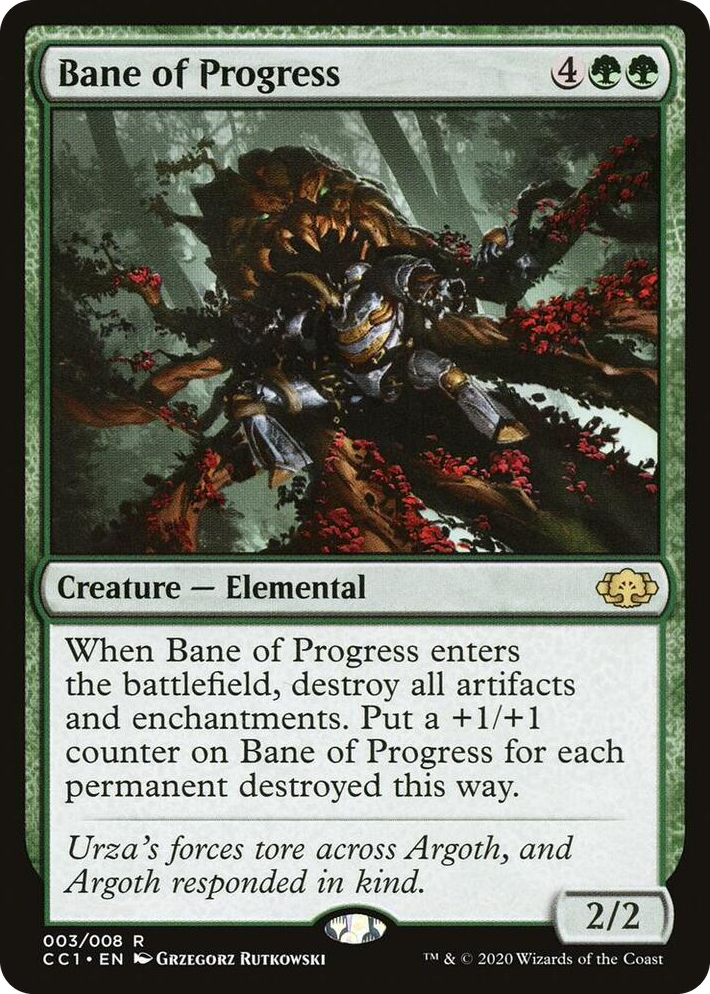 0003 Bane of Progress R Commander Collection: Green
