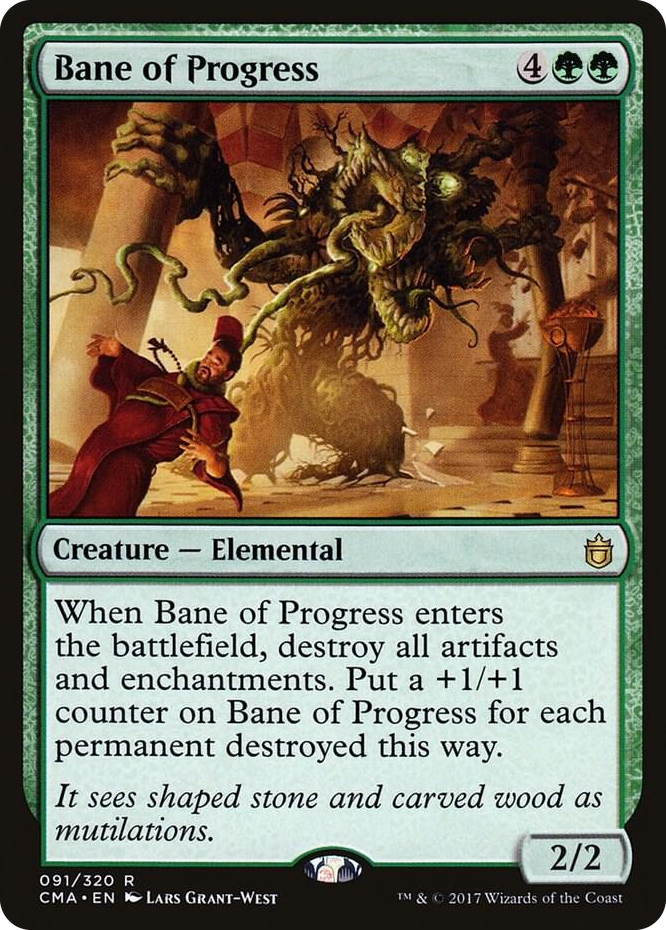 Bane of Progress #91 R - Commander Anthology Pokemon card