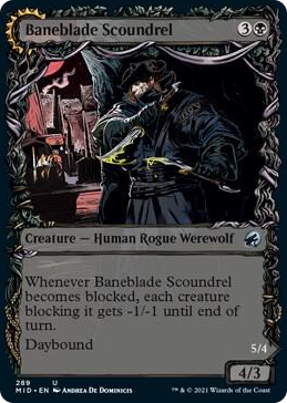 0289 Baneblade Scoundrel (Showcase) U Innistrad: Midnight Hunt