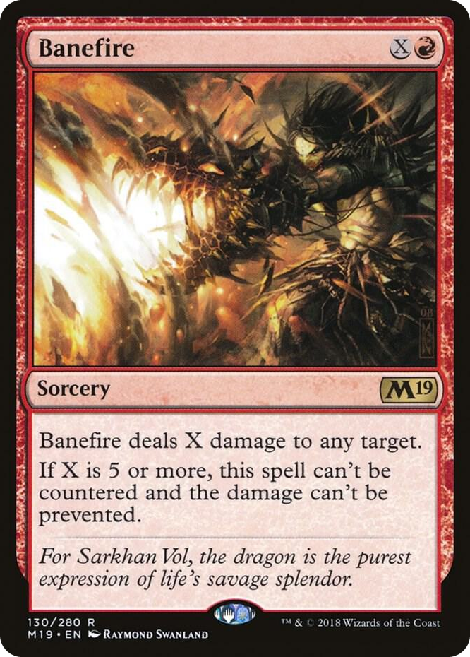 0130 Banefire R Core Set 2019