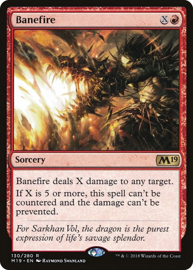 0130 Banefire R Core Set 2019