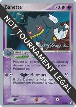 0001 Banette - 2007 (Jeremy Scharff-Kim) Rare World Championship Decks
