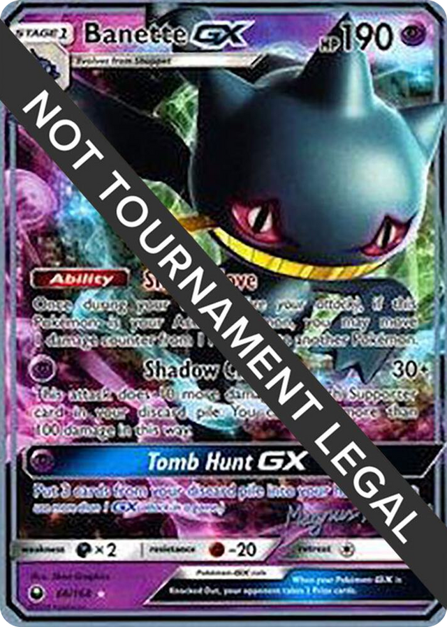 0066 Banette GX - 2018 (Magnus Pedersen) Ultra Rare World Championship Decks