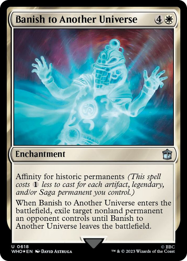 0618 Banish to Another Universe (Surge Foil) U Universes Beyond: Doctor Who