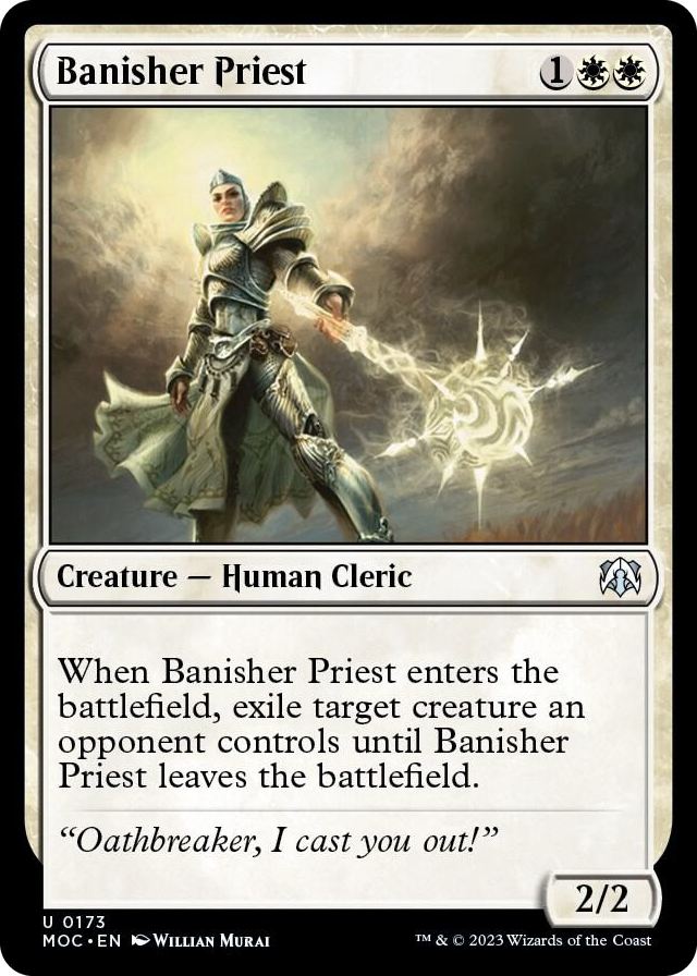 0173 Banisher Priest U Commander: March of the Machine
