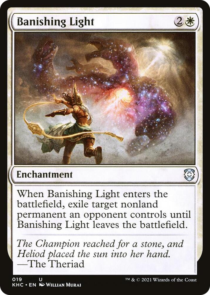 0019 Banishing Light U Commander: Kaldheim