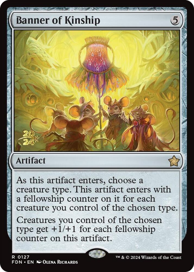 0127 Banner of Kinship R Prerelease Cards