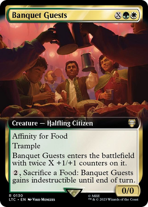 0130 Banquet Guests (Extended Art) R Commander: The Lord of the Rings: Tales of Middle-earth