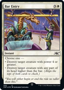 0290 Bar Entry (Galaxy Foil) C Unfinity
