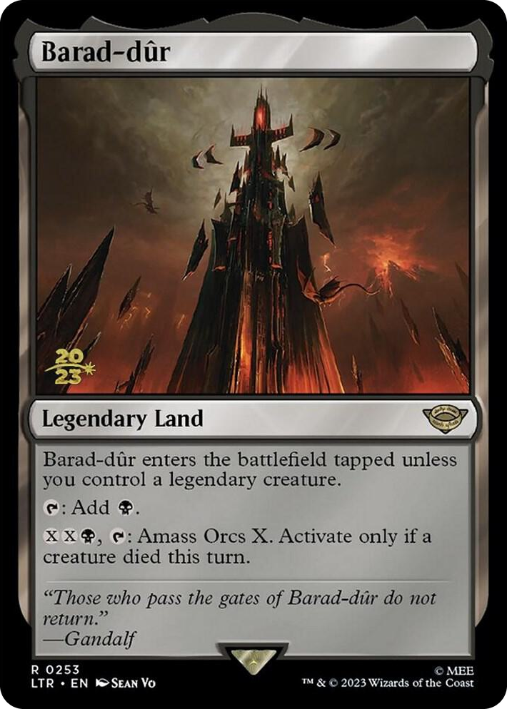 0253 Barad-dur R Prerelease Cards