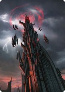 Barad-dur Art Card #54 S - Art Series: Universes Beyond: The Lord of the Rings: Tales of Middle-earth Pokemon card