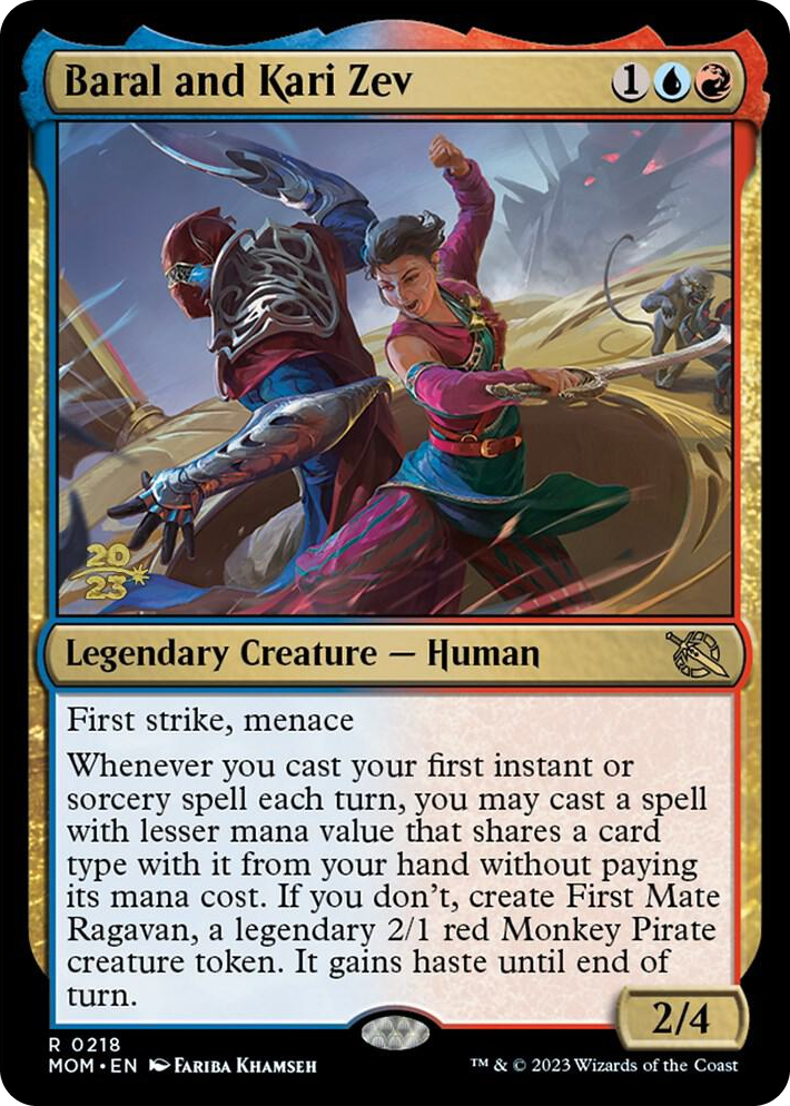 0218 Baral and Kari Zev R Prerelease Cards