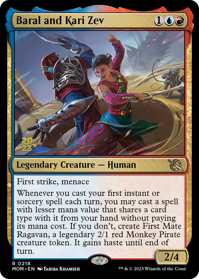 0218 Baral and Kari Zev R Prerelease Cards