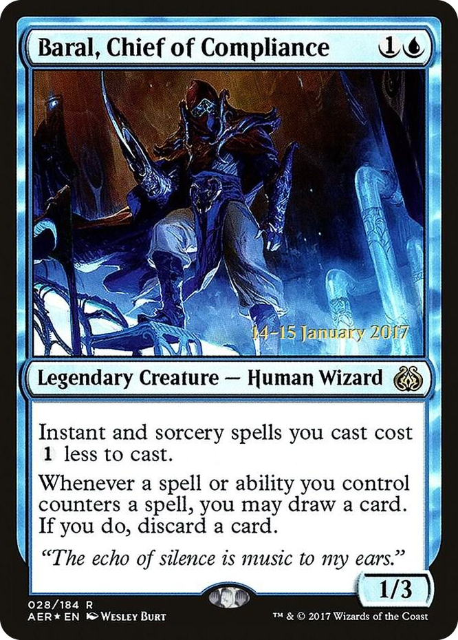 0028 Baral, Chief of Compliance R Prerelease Cards