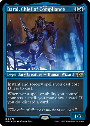 0073 Baral, Chief of Compliance (Foil Etched) R March of the Machine: Multiverse Legends