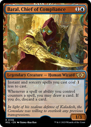 0138 Baral, Chief of Compliance (Halo Foil) R March of the Machine: Multiverse Legends