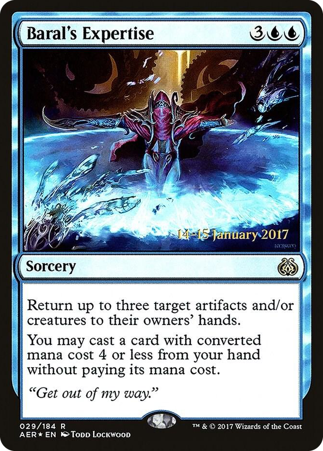 0029 Baral's Expertise R Prerelease Cards