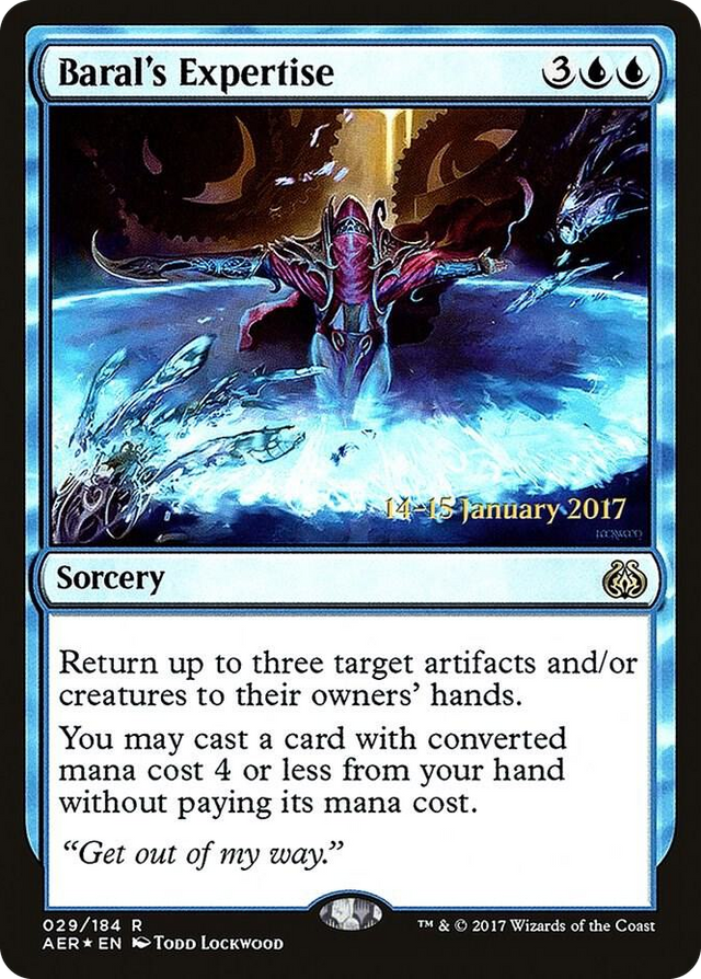 0029 Baral's Expertise R Prerelease Cards