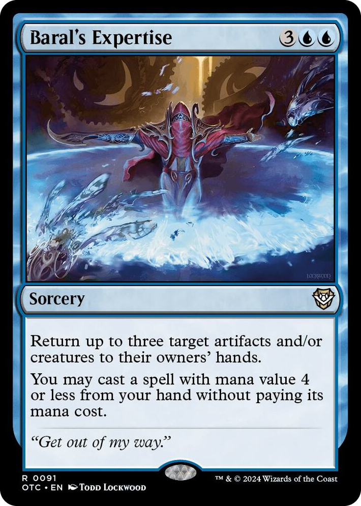 0091 Baral's Expertise R Commander: Outlaws of Thunder Junction