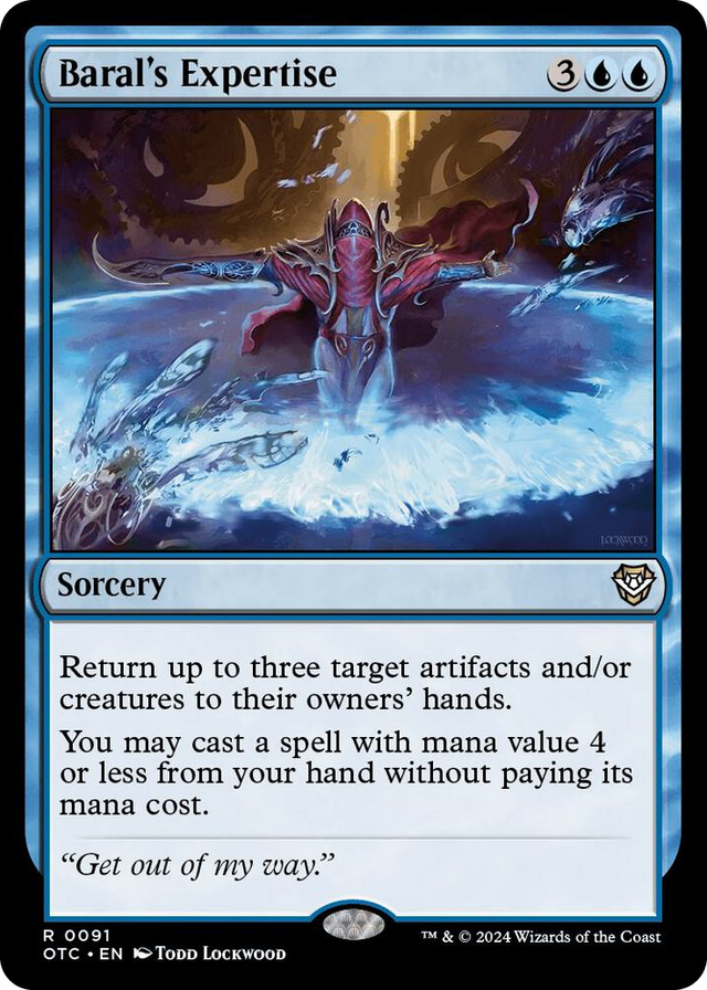 0091 Baral's Expertise R Commander: Outlaws of Thunder Junction