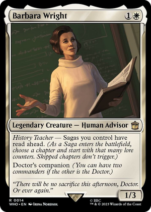 0014 Barbara Wright R Universes Beyond: Doctor Who