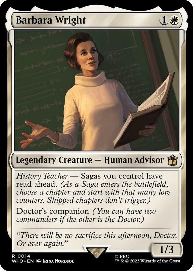 0014 Barbara Wright R Universes Beyond: Doctor Who