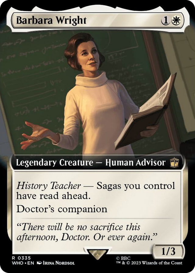 0335 Barbara Wright (Extended Art) R Universes Beyond: Doctor Who