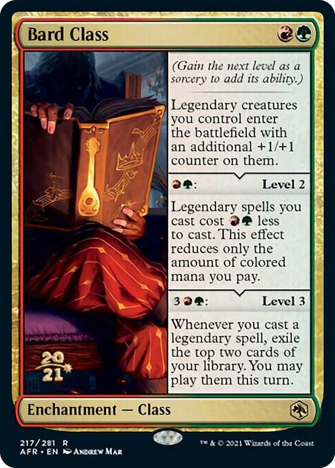 Bard Class #217 R - Prerelease Cards Pokemon card