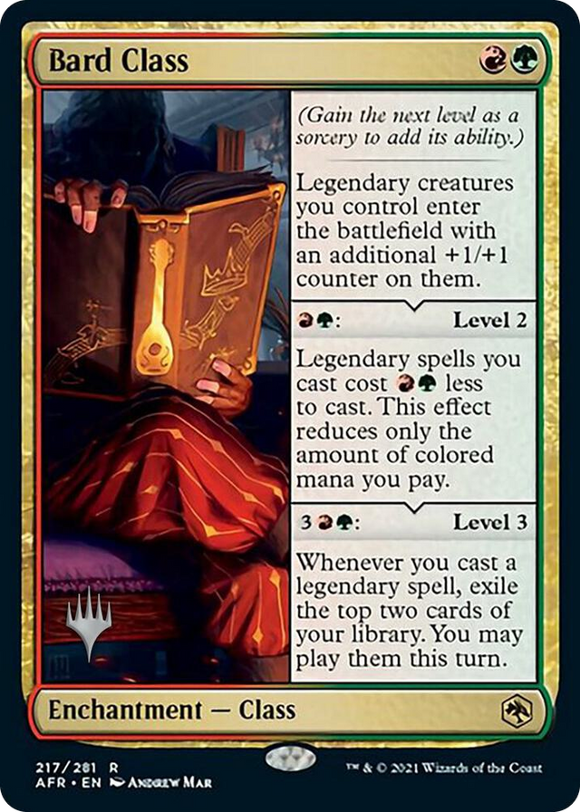 0217 Bard Class R Promo Pack: Adventures in the Forgotten Realms