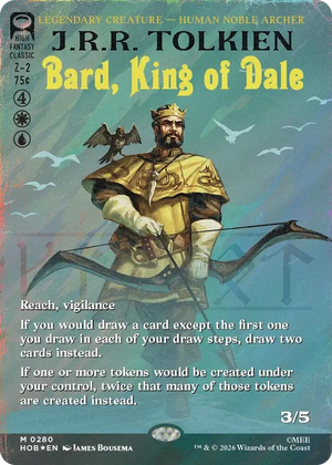 0280 Bard, King of Dale (Borderless) (Surge Foil) M The Hobbit