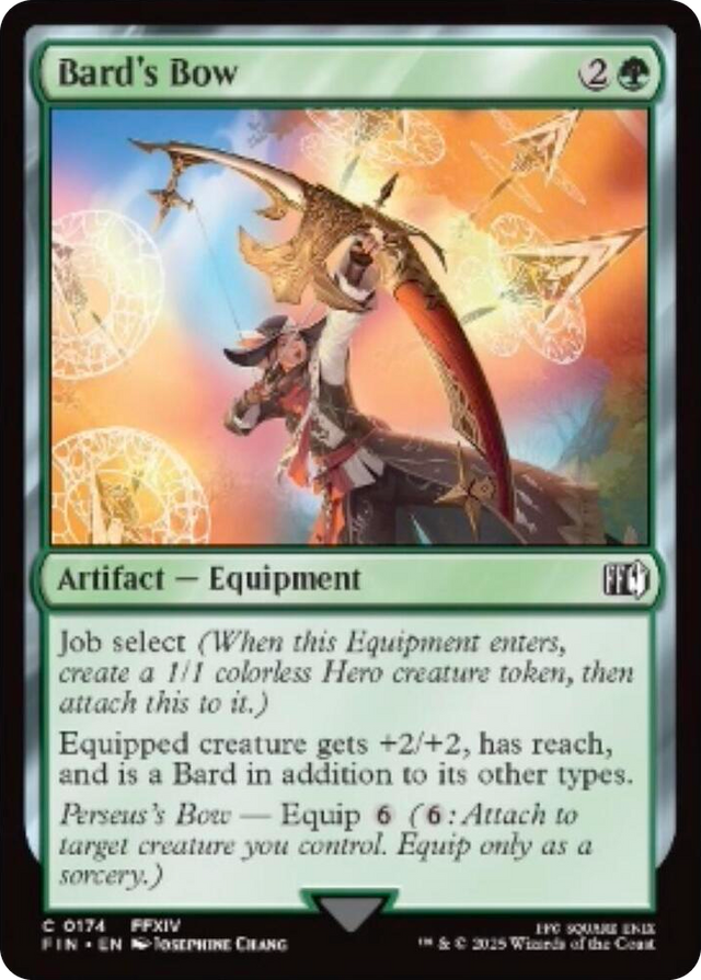 0174 Bard's Bow C FINAL FANTASY