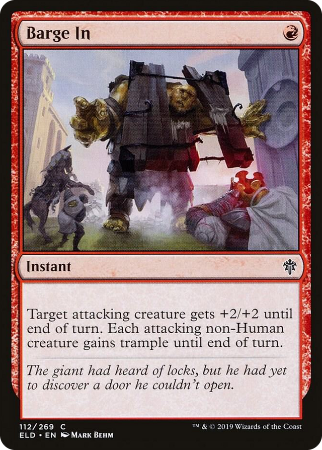 0112 Barge In C Throne of Eldraine