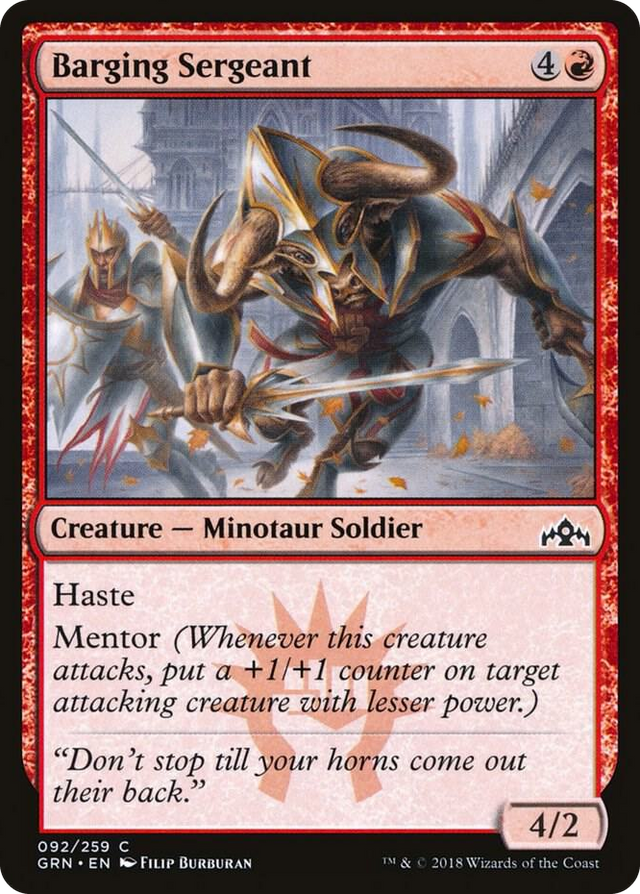 0092 Barging Sergeant C Guilds of Ravnica