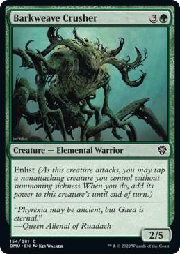 0154 Barkweave Crusher C Dominaria United