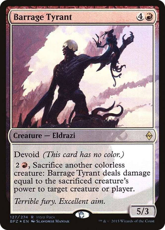 Barrage Tyrant #127 R - Unique and Miscellaneous Promos Pokemon card