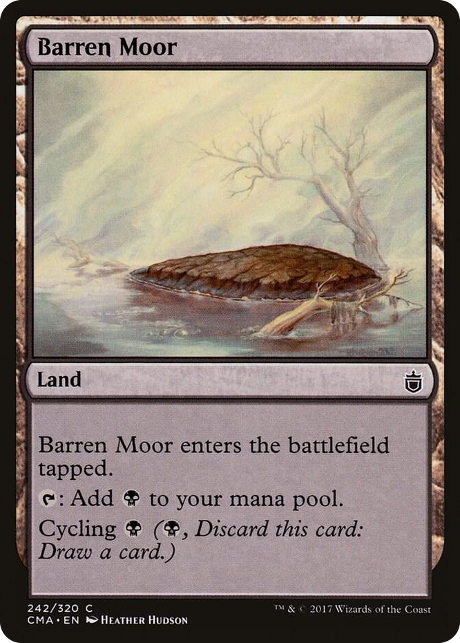 Barren Moor #242 C - Commander Anthology Pokemon card