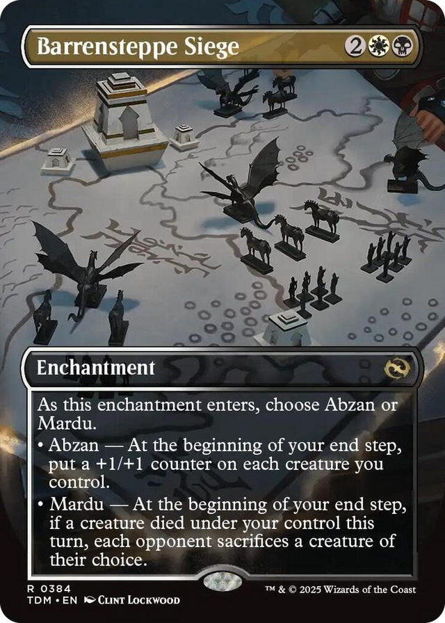 0384 Barrensteppe Siege (Borderless) R Dragonstorm