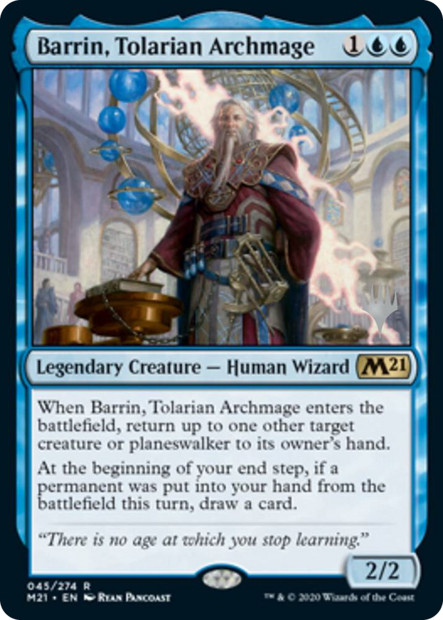 0045 Barrin, Tolarian Archmage R Promo Pack: Core Set 2021