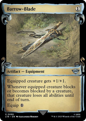 0688 Barrow-Blade (Showcase Scrolls) U Universes Beyond: The Lord of the Rings: Tales of Middle-earth