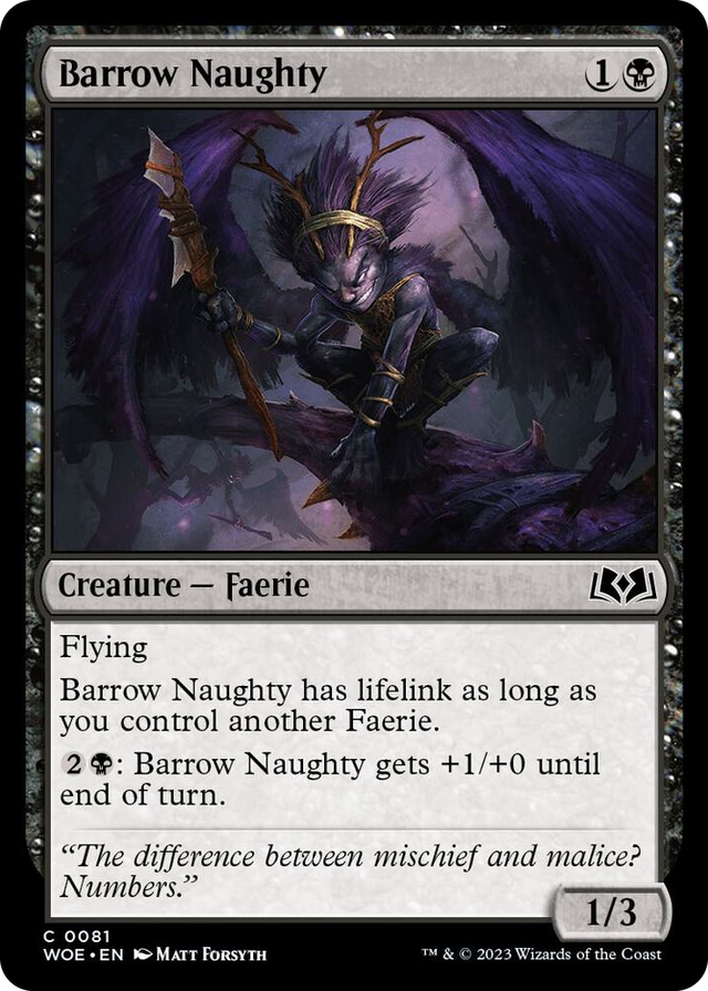 0081 Barrow Naughty C Wilds of Eldraine