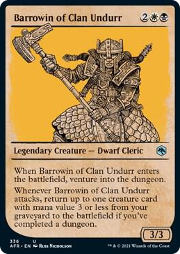0336 Barrowin of Clan Undurr (Showcase) U Adventures in the Forgotten Realms