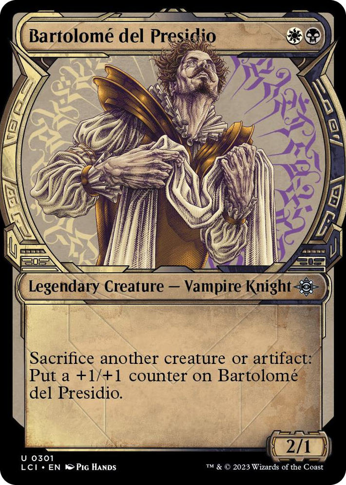 0301 Bartolome del Presidio (Showcase) U The Lost Caverns of Ixalan