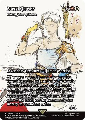0019 Bartz Klauser - Winota, Joiner of Forces (Showcase) R FINAL FANTASY: Through the Ages