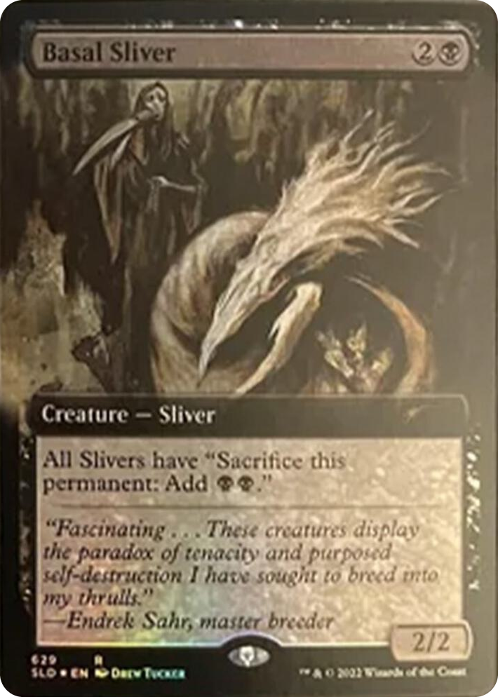 0629 Basal Sliver (Extended Art) C Secret Lair Drop Series