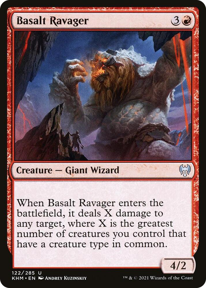 0122 Basalt Ravager U Kaldheim