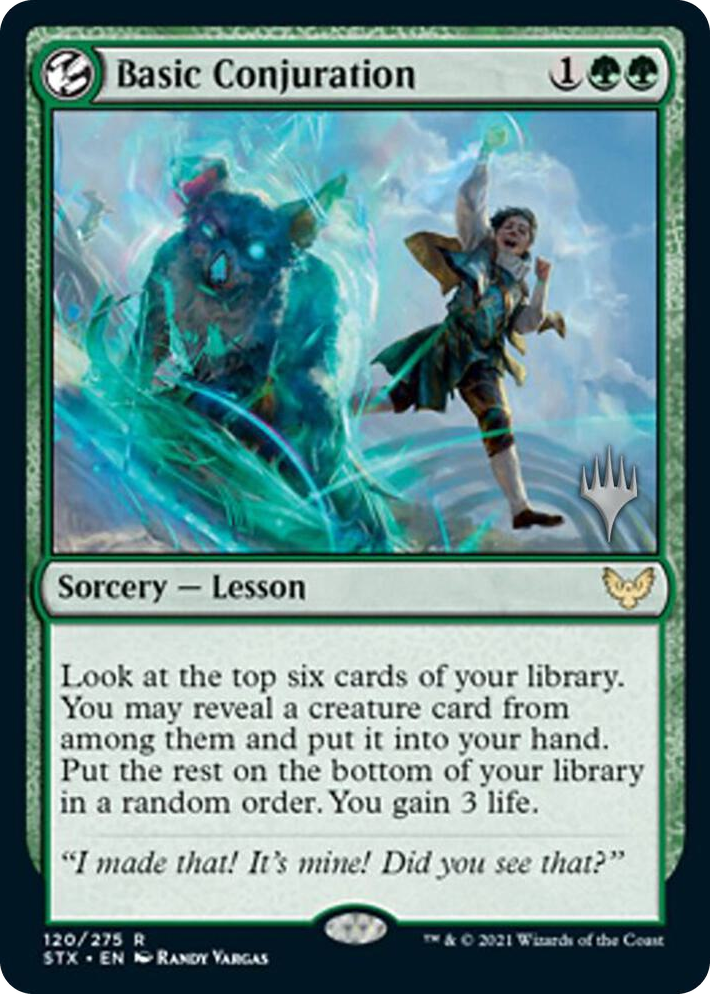 0120 Basic Conjuration R Promo Pack: Strixhaven