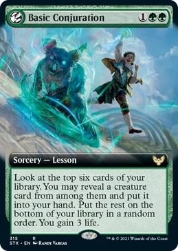 0315 Basic Conjuration (Extended Art) R Strixhaven: School of Mages